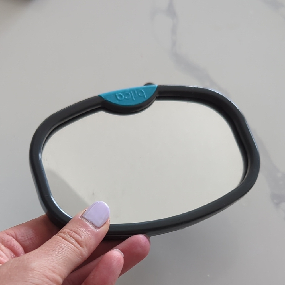 Car Safety Black and Teal Baby Mirror